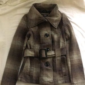 Tweed Belted Jacket | Shawl collar | Great for fall 🍁 🍂🍁🍂